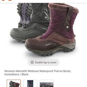 Women's Merrell Whiteout Waterproof BLK EUC sz8